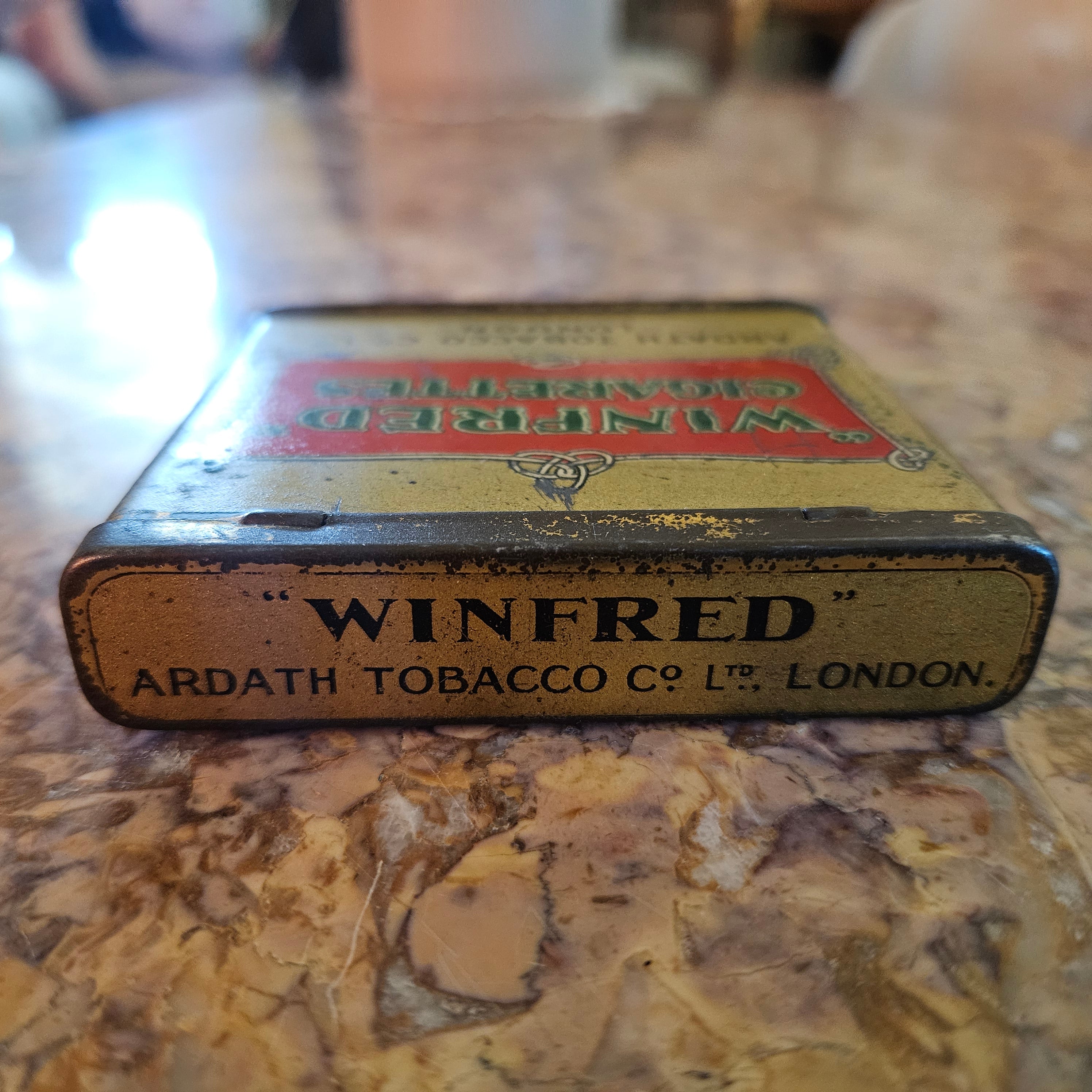 Vintage "Winifred" Cigarette Tin | Antique & Vintage | Moonee Ponds Antiques | Australia Wide