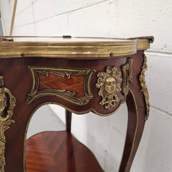 Antique French Marble Top & Ormolu Mounted Side Table | Antique & Vintage | Moonee Ponds Antiques | Australia Wide Delivery