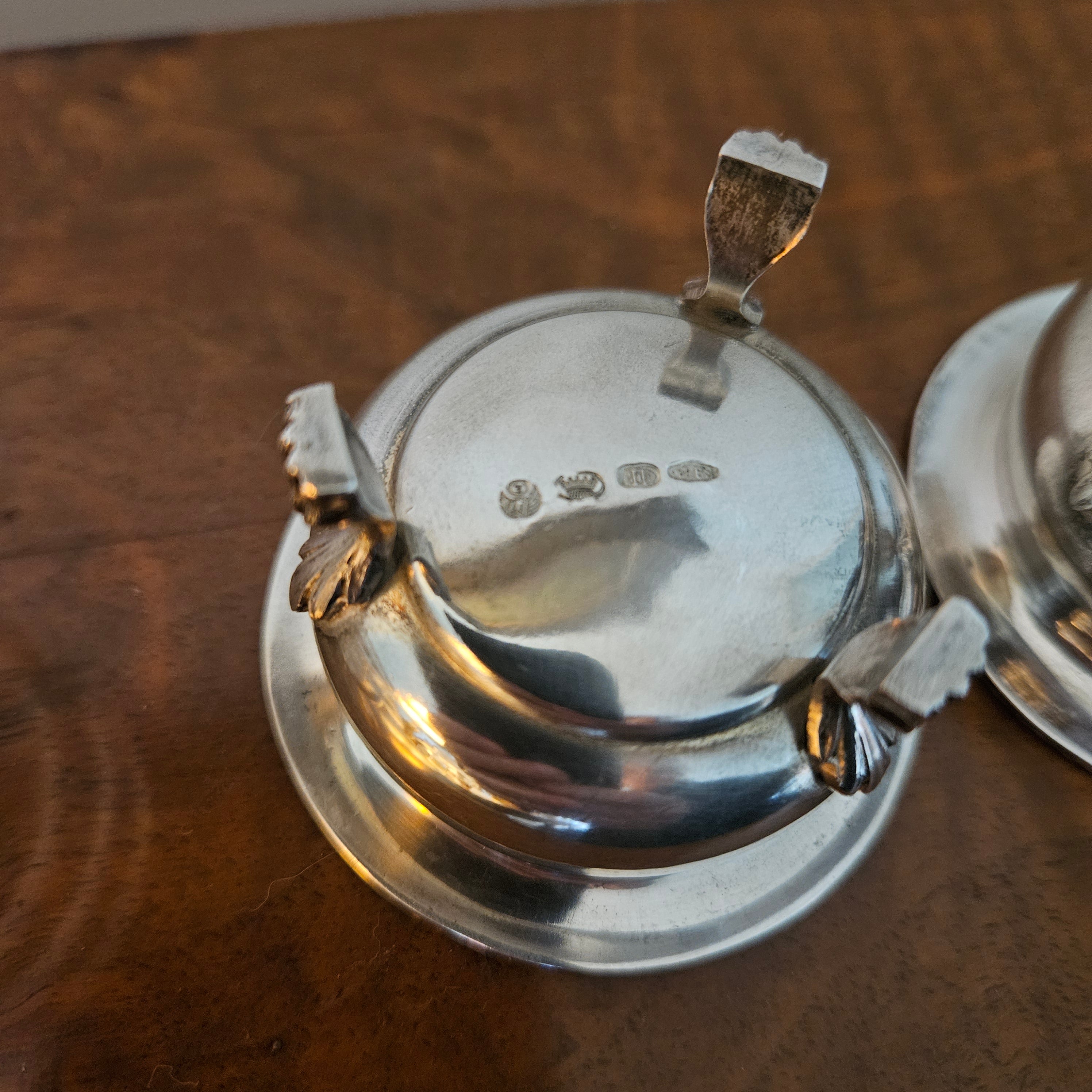 Pair of Vintage Silver & Glass Salts | Antique & Vintage | Moonee Ponds Antiques | Australia Wide Delivery