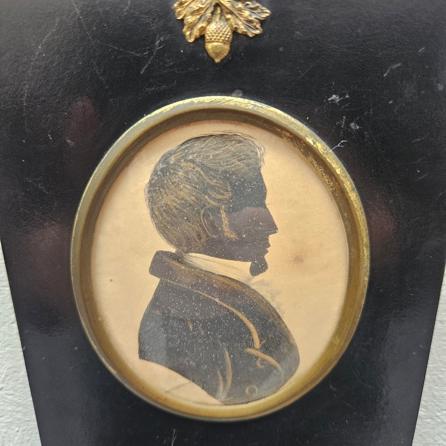 Early 19th Century Regency Period Silhouette of A Gentleman