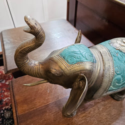 Vintage Brass Elephant Figure | Antique & Vintage | Moonee Ponds Antiques | Australia Wide Delivery