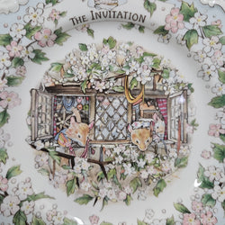 Vintage Royal Doulton Brambly Hedge "The Invitation" Plate Made in England | Antique & Vintage | Moonee Ponds Antiques | Australia Wide Delivery