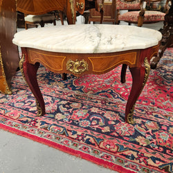 Louis XVth Style Coffee Table with Marble Top | Antique & Vintage | Moonee Ponds Antiques | Australia Wide Delivery