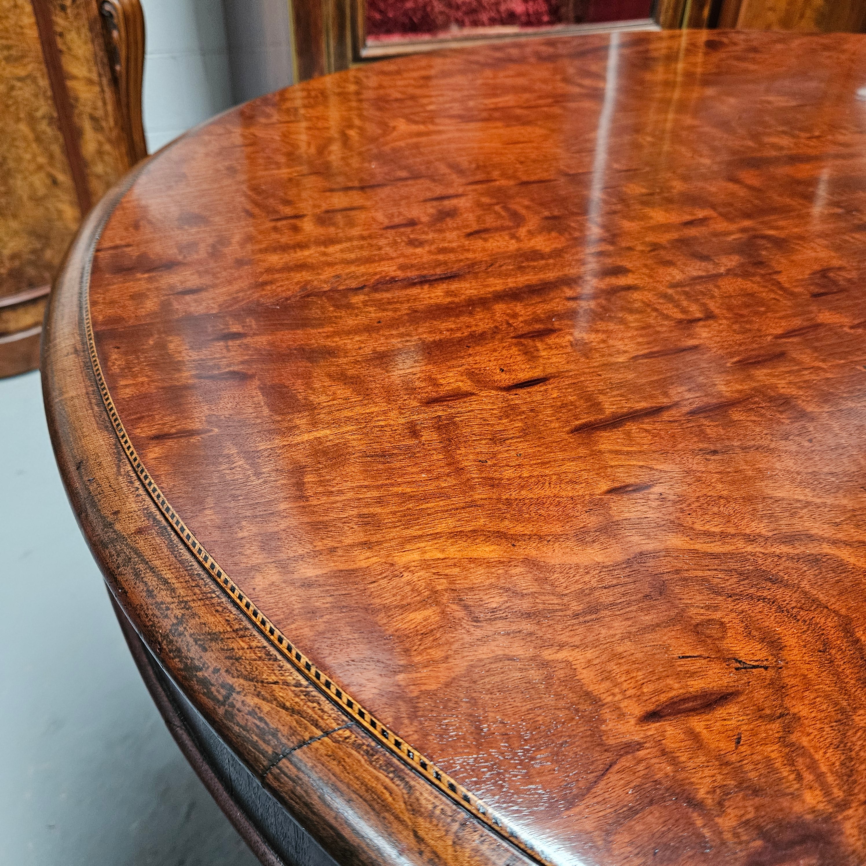 William IVth Empire Style Plum Pudding Mahogany Centre Table | Antique & Vintage | Moonee Ponds Antiques | Australia Wide Delivery