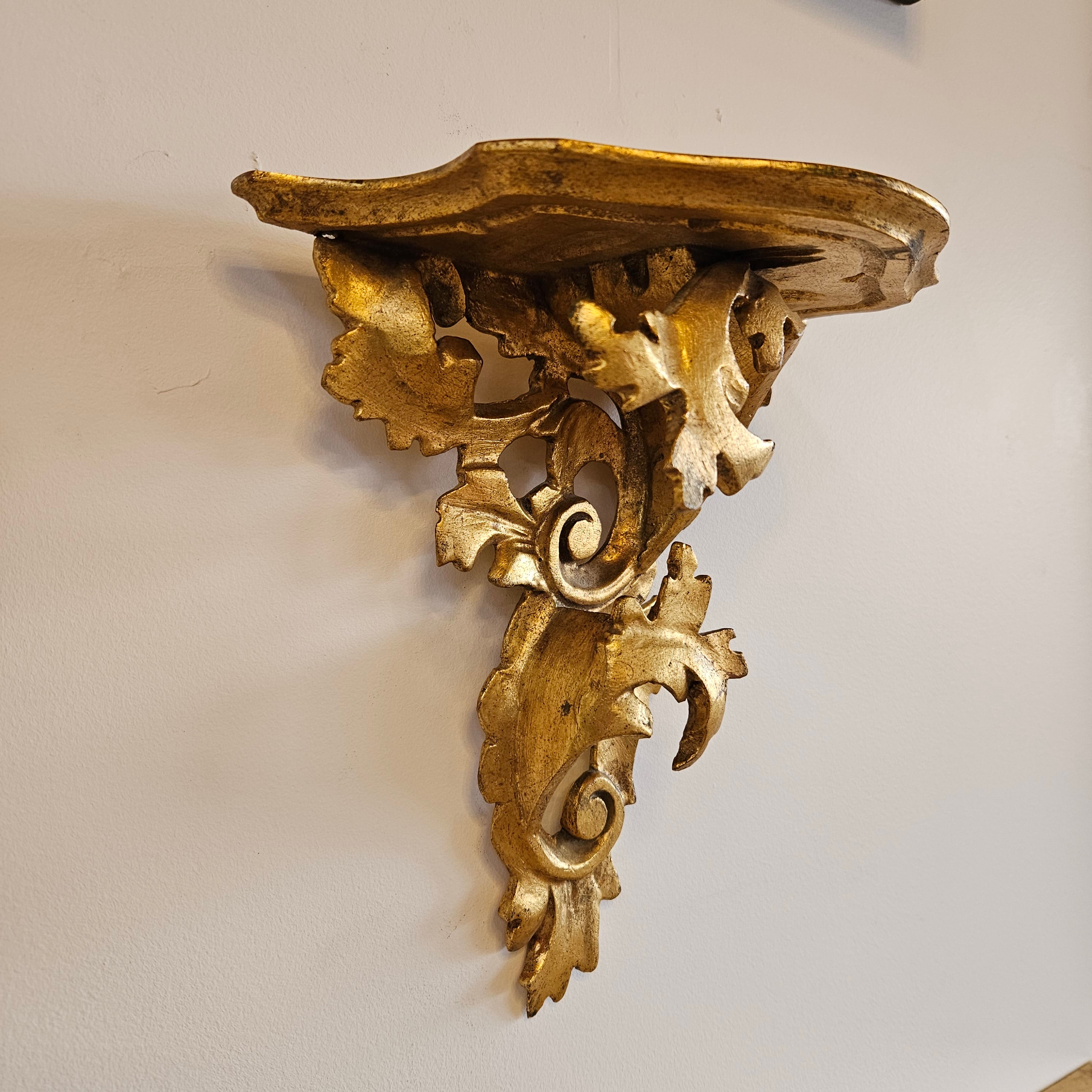 Vintage Gilt Carved Wood Shelf | Antique & Vintage | Moonee Ponds Antiques | Australia Wide Delivery