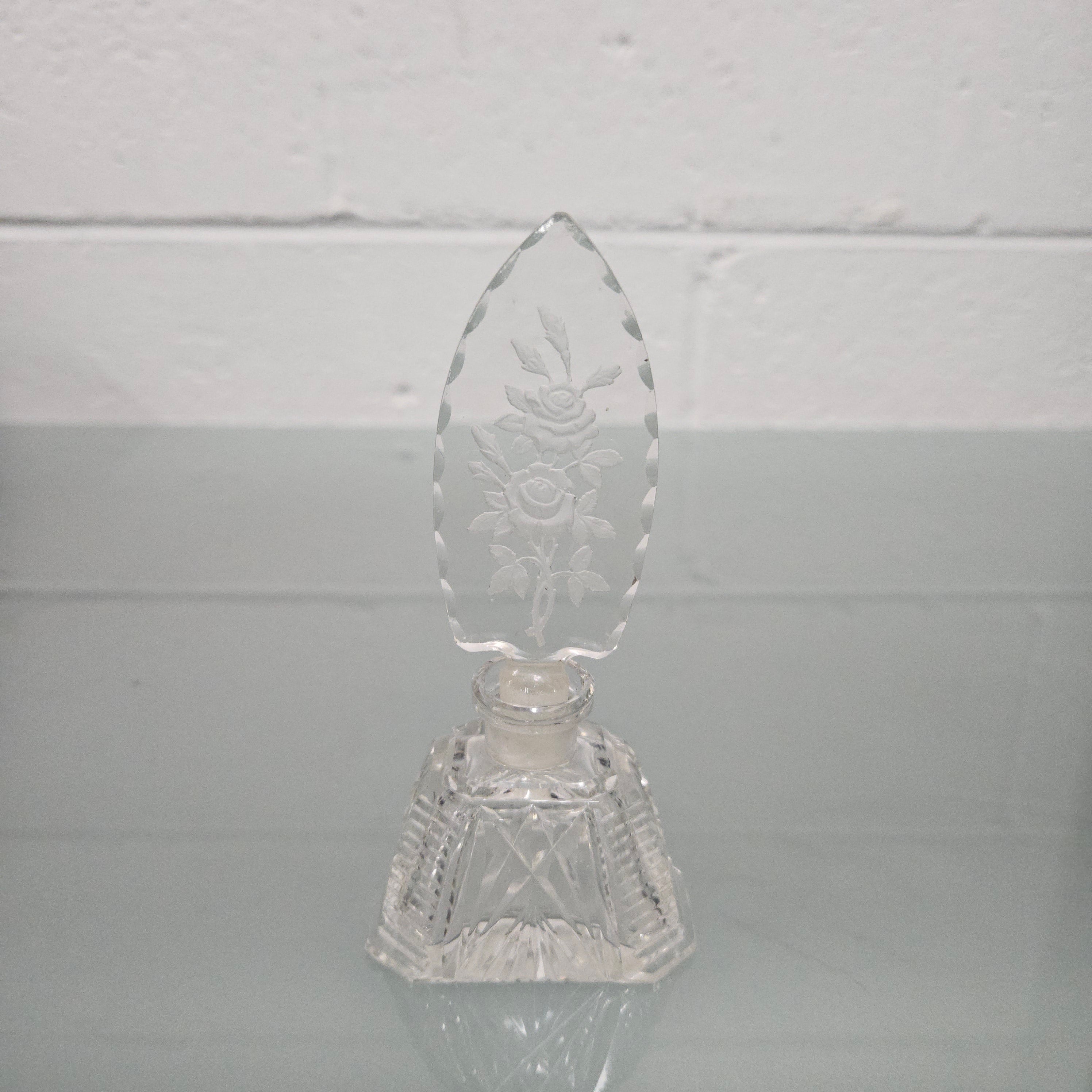 Vintage Crystal Perfume Bottle