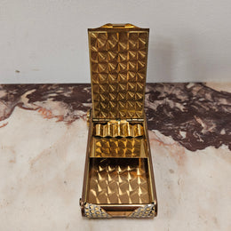Vintage "Camera Case" Vanity Compact Cigarette Case Combination.