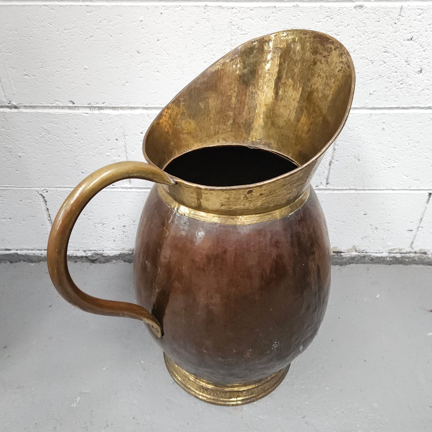 Large French Copper Jug