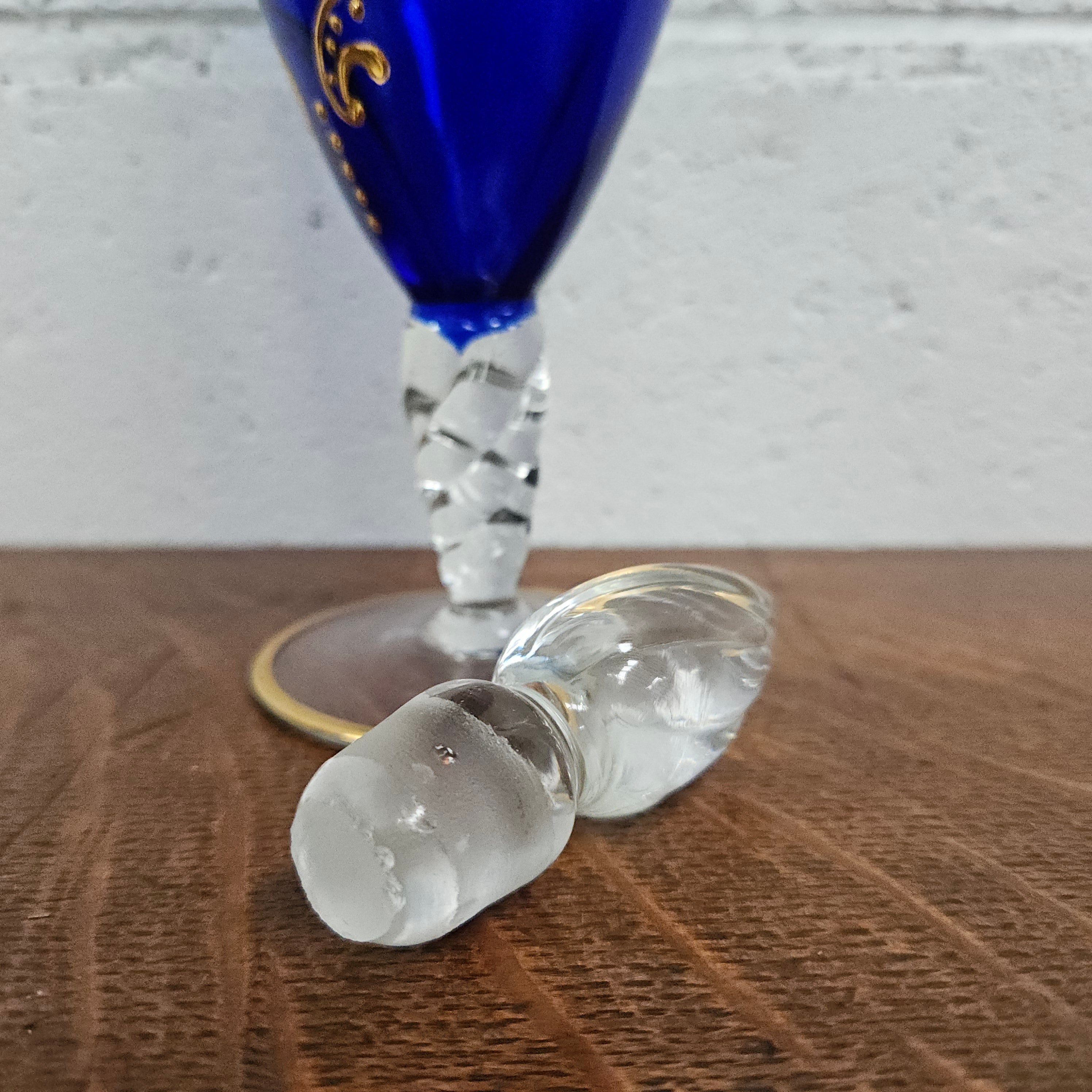 Bohemian Art Glass Decanter | Antique & Vintage | Moonee Ponds Antiques | Australia Wide Delivery