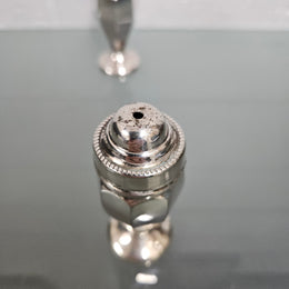 Pair EPNS Silver Plated Salt & Pepper Shakers