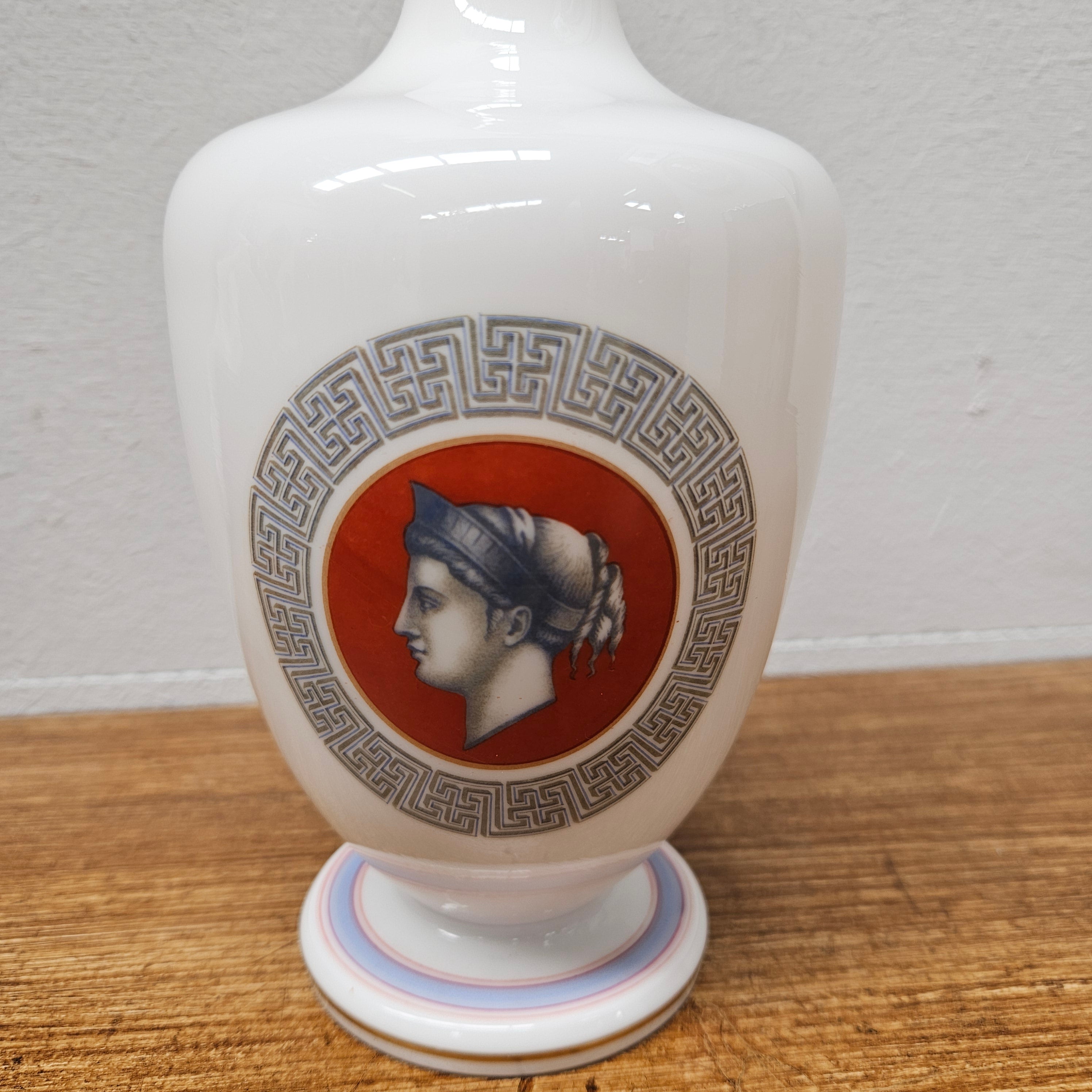 French Opaline Glass Carafe 'Empire Style' | Antique & Vintage | Moonee Ponds Antiques | Australia Wide Delivery