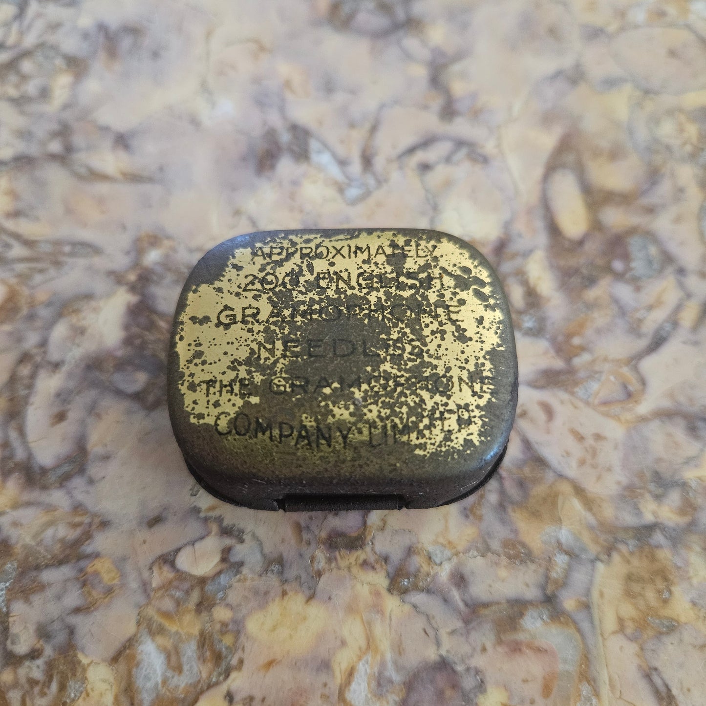 Vintage HMV Gramophone Needle Tin & Needles