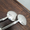 Stylish Mid Century Modern Norwegian Silver (40g Plated) Salad Servers | Antique & Vintage | Moonee Ponds Antiques | Australia Wide Delivery