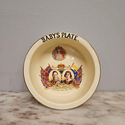 Vintage Empire Works China Commemorative Baby's Bowl | Antique & Vintage | Moonee Ponds Antiques | Australia Wide Delivery