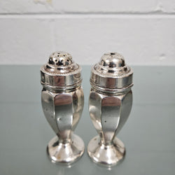 Pair EPNS Silver Plated Salt & Pepper Shakers | Antique & Vintage | Moonee Ponds Antiques | Australia Wide Delivery