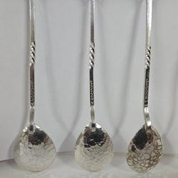 Set of 6 Sargison's (Hobart, Tasmania) Australian Arts & Crafts Sterling Silver Coffee Spoons | Antique & Vintage | Moonee Ponds Antiques | Australia Wide Delivery
