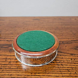 Vintage London Silver Wine Coaster