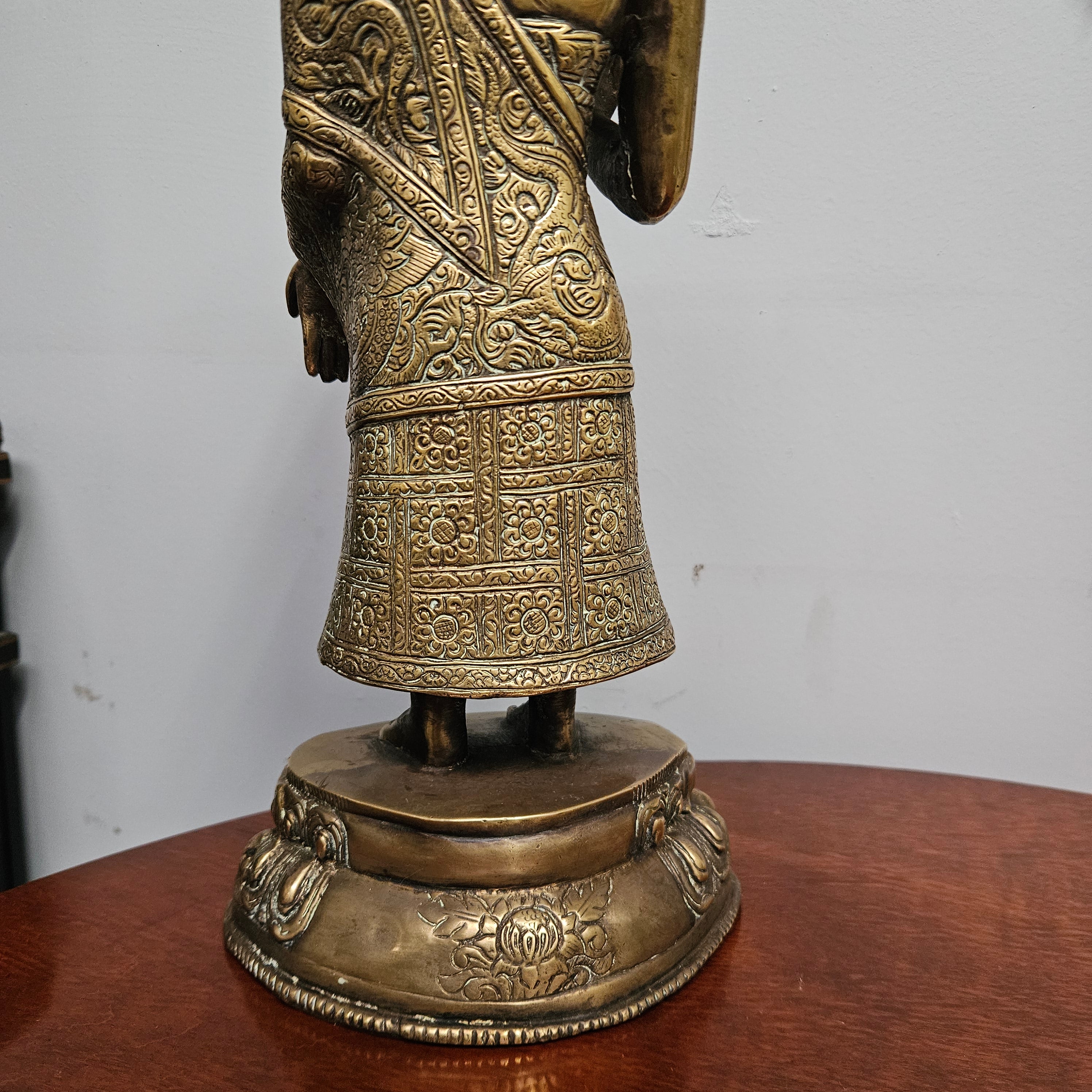 Antique Tibetan Bronze Dipankara Buddha Statue