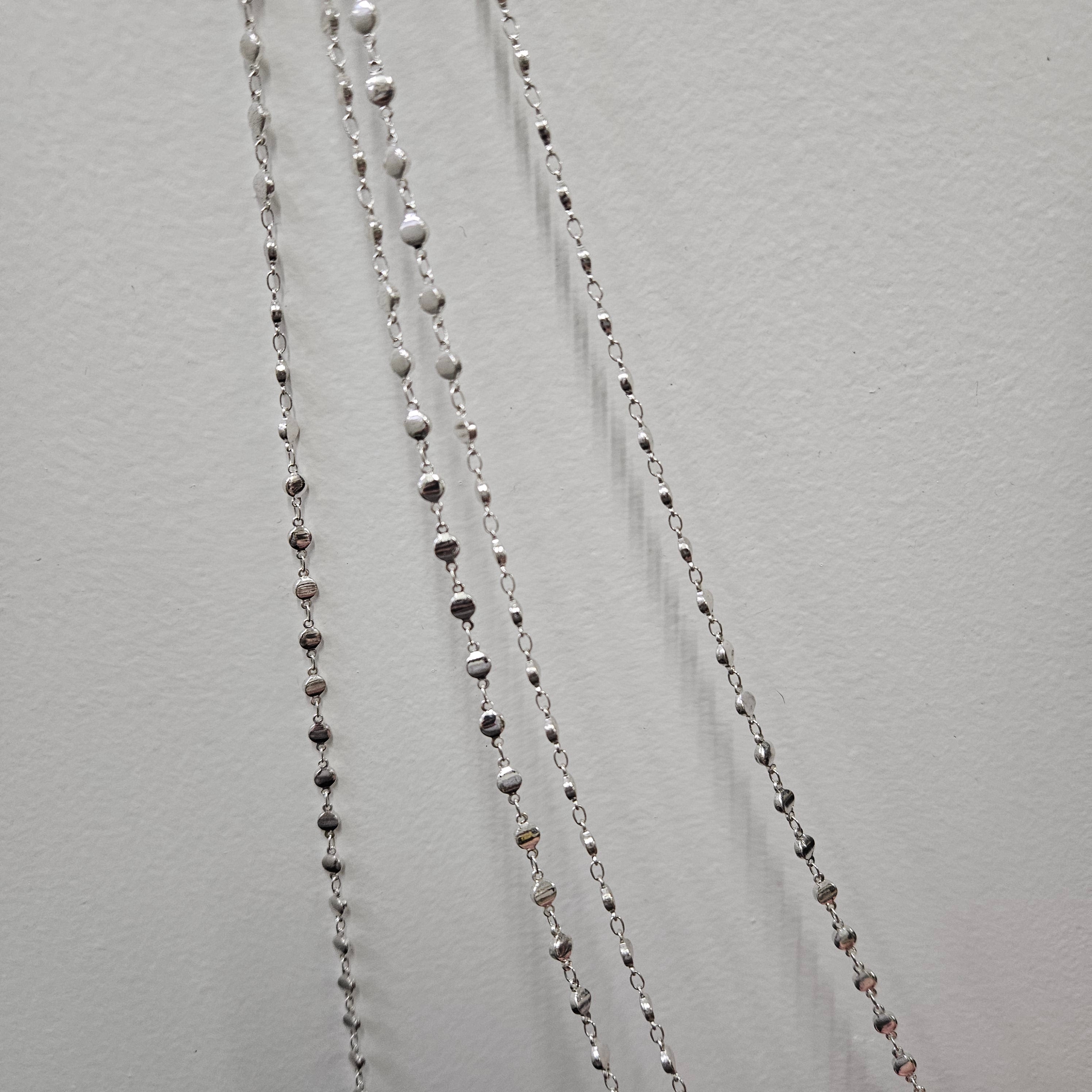 Vintage Silver Plated Double Strand Long Necklace | Antique & Vintage | Moonee Ponds Antiques | Australia Wide Delivery