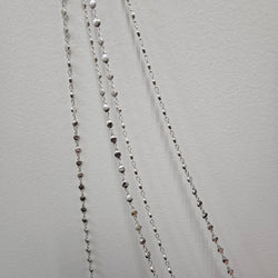 Vintage Silver Plated Double Strand Long Necklace | Antique & Vintage | Moonee Ponds Antiques | Australia Wide Delivery
