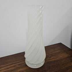 Attractive Vintage Opaline Italian Swirled Glass Vase | Antique & Vintage | Moonee Ponds Antiques | Australia Wide Delivery