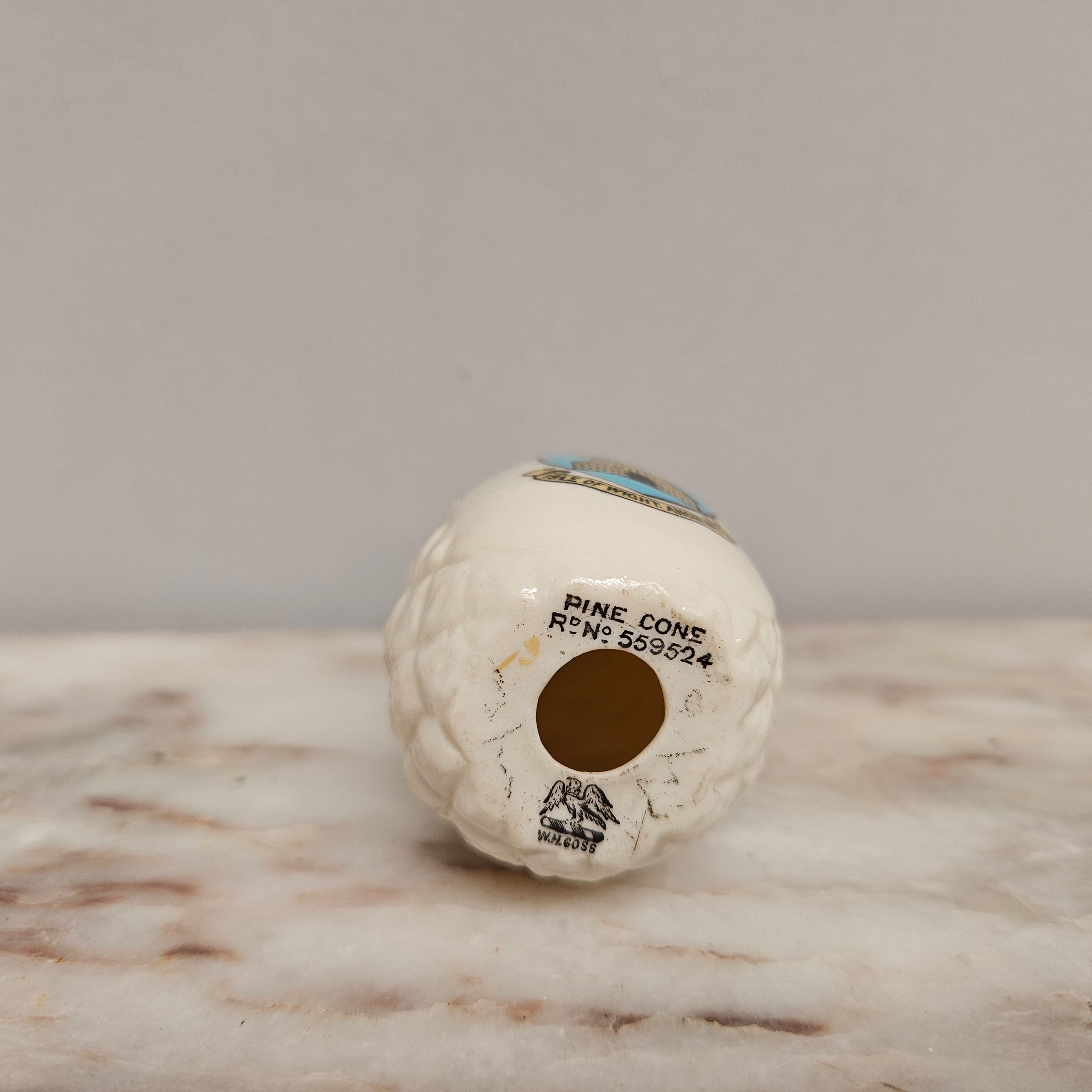 W.H.Goss Crested China Pinecone | Antique & Vintage | Moonee Ponds Antiques | Australia Wide Delivery