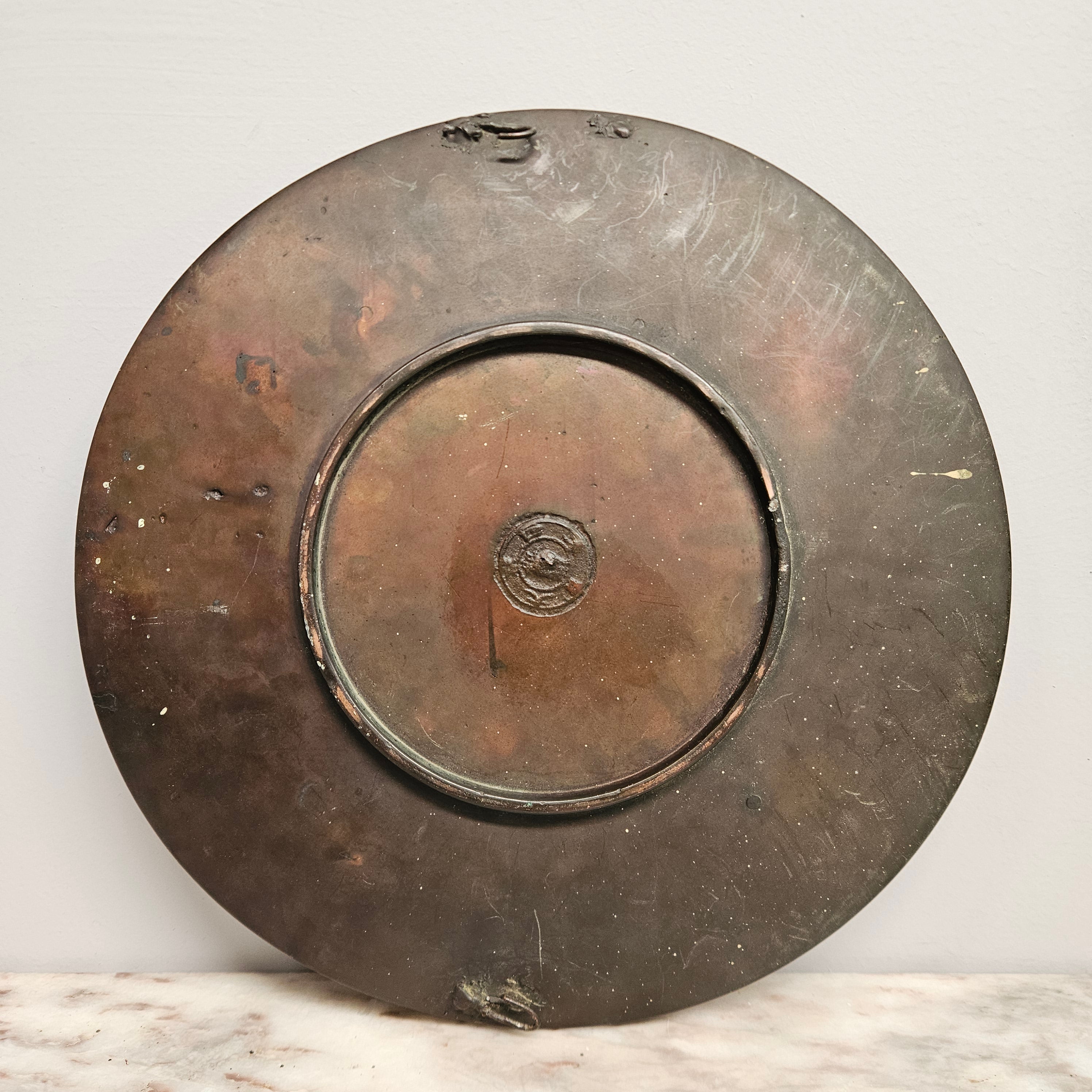 Antique Japanese Meiji Period Bronze Charger | Antique & Vintage | Moonee Ponds Antiques | Australia Wide Delivery