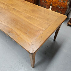 Early 2.8 Meter Tasmanin Huon Pine Farmhouse Dining Table | Antique & Vintage | Moonee Ponds Antiques | Australia Wide Delivery