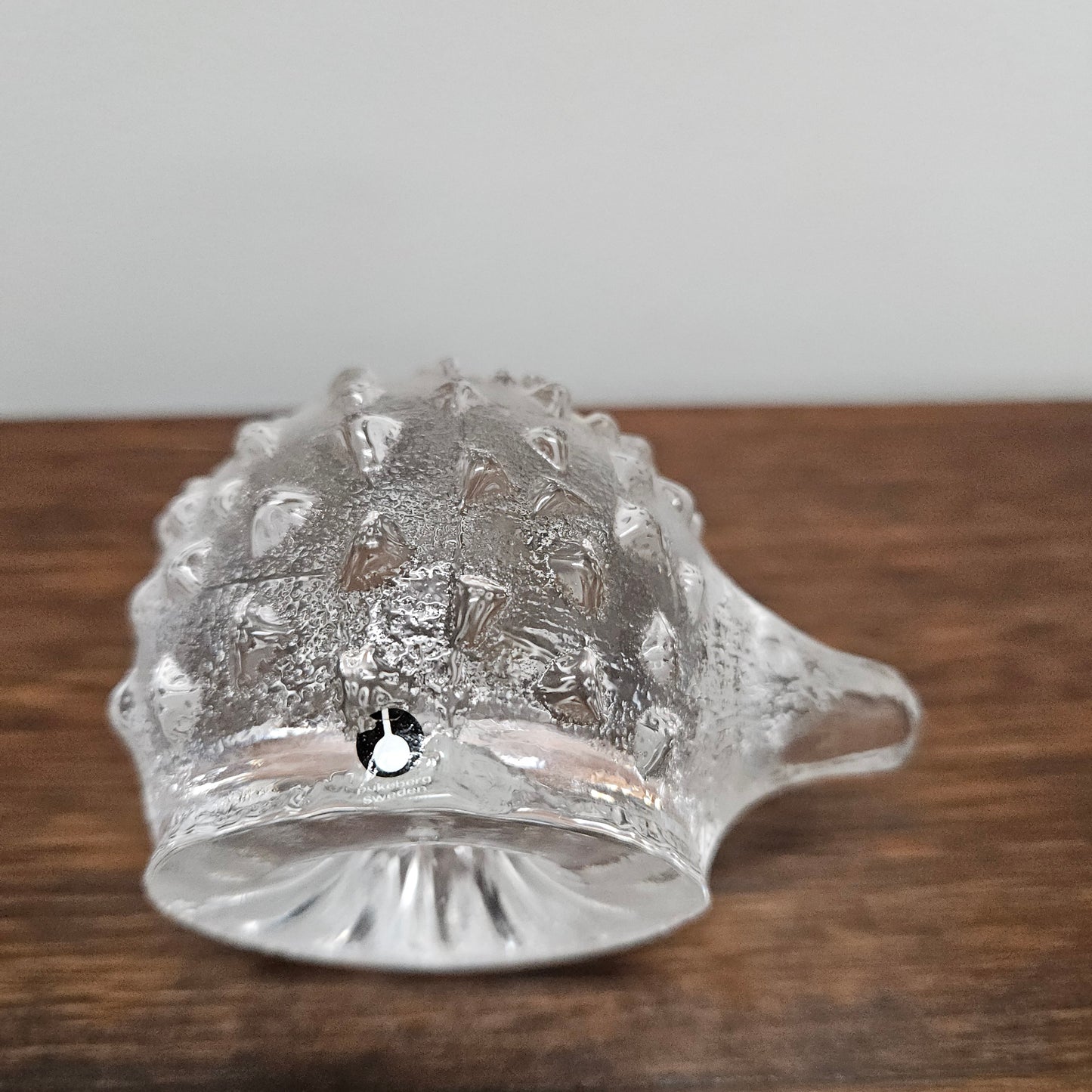 Pukeberg Sweden Glass Hedgehog