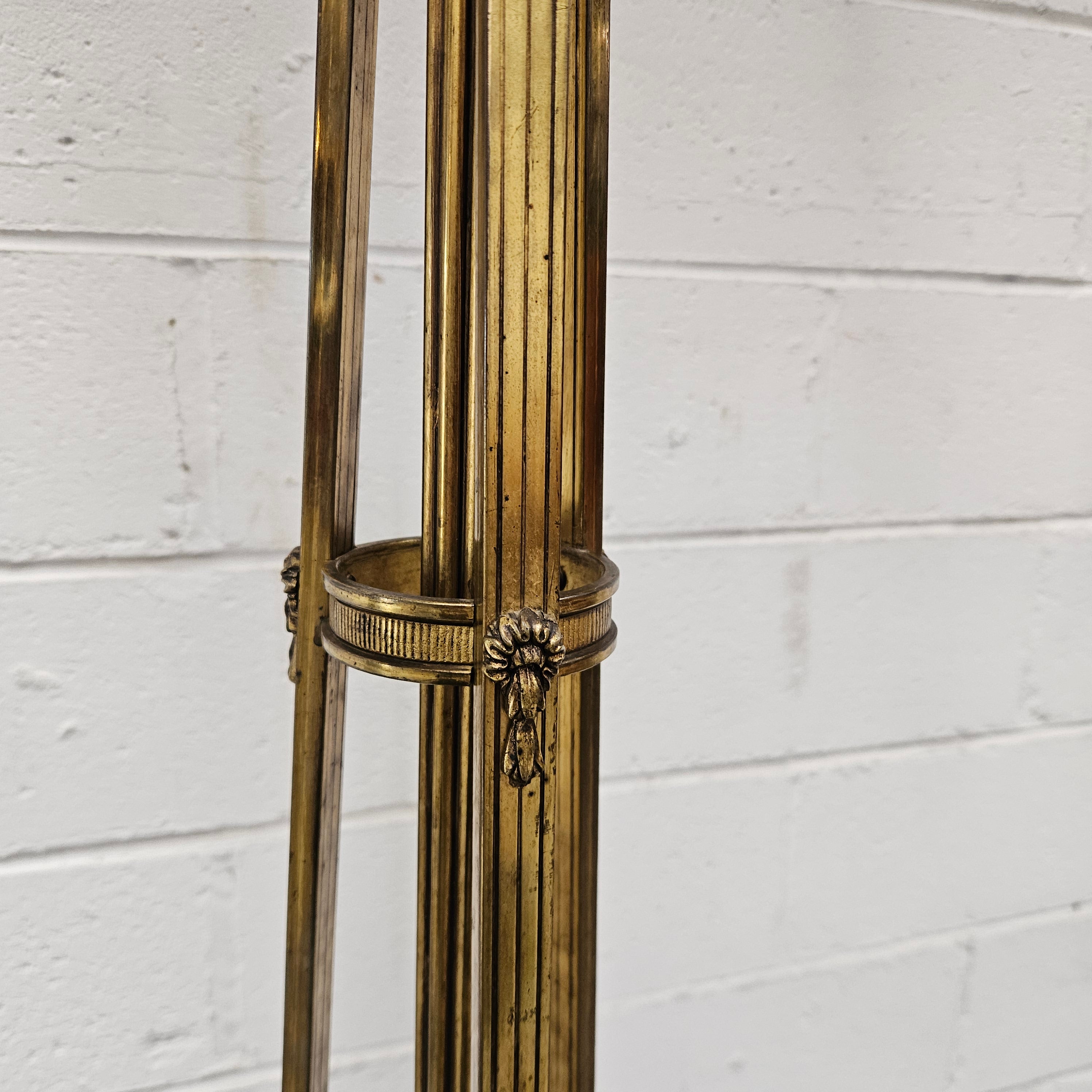 Napolean Style Gilt Standard Lamp & Shade | Antique & Vintage | Moonee Ponds Antiques | Australia Wide