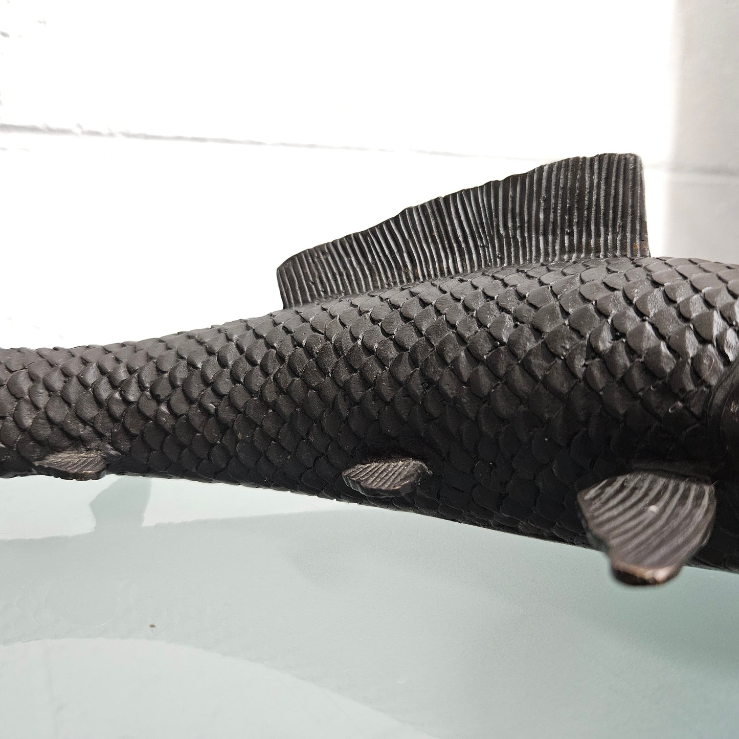 Vintage Bronze Koi Fish