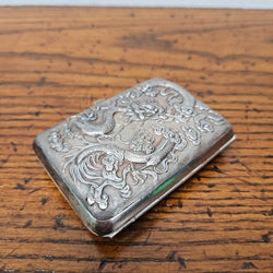 Antique Ornate Chinese Export Silver Card/Cigarette Case | Antique & Vintage | Moonee Ponds Antiques | Australia Wide Delivery