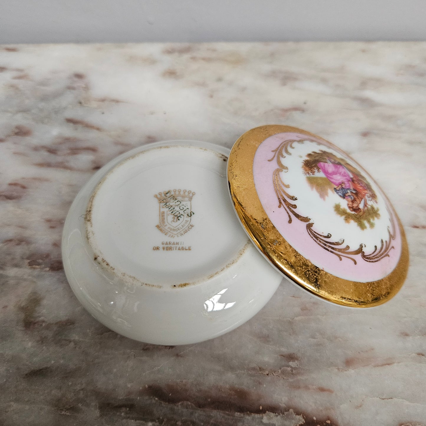 Vintage Limoges Trinket Box