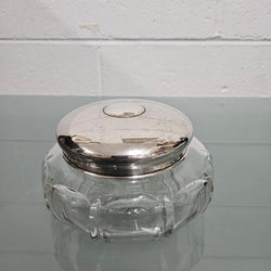 Antique Cut Glass & Sterling Silver Lid Bowl | Antique & Vintage | Moonee Ponds Antiques | Australia Wide Delivery