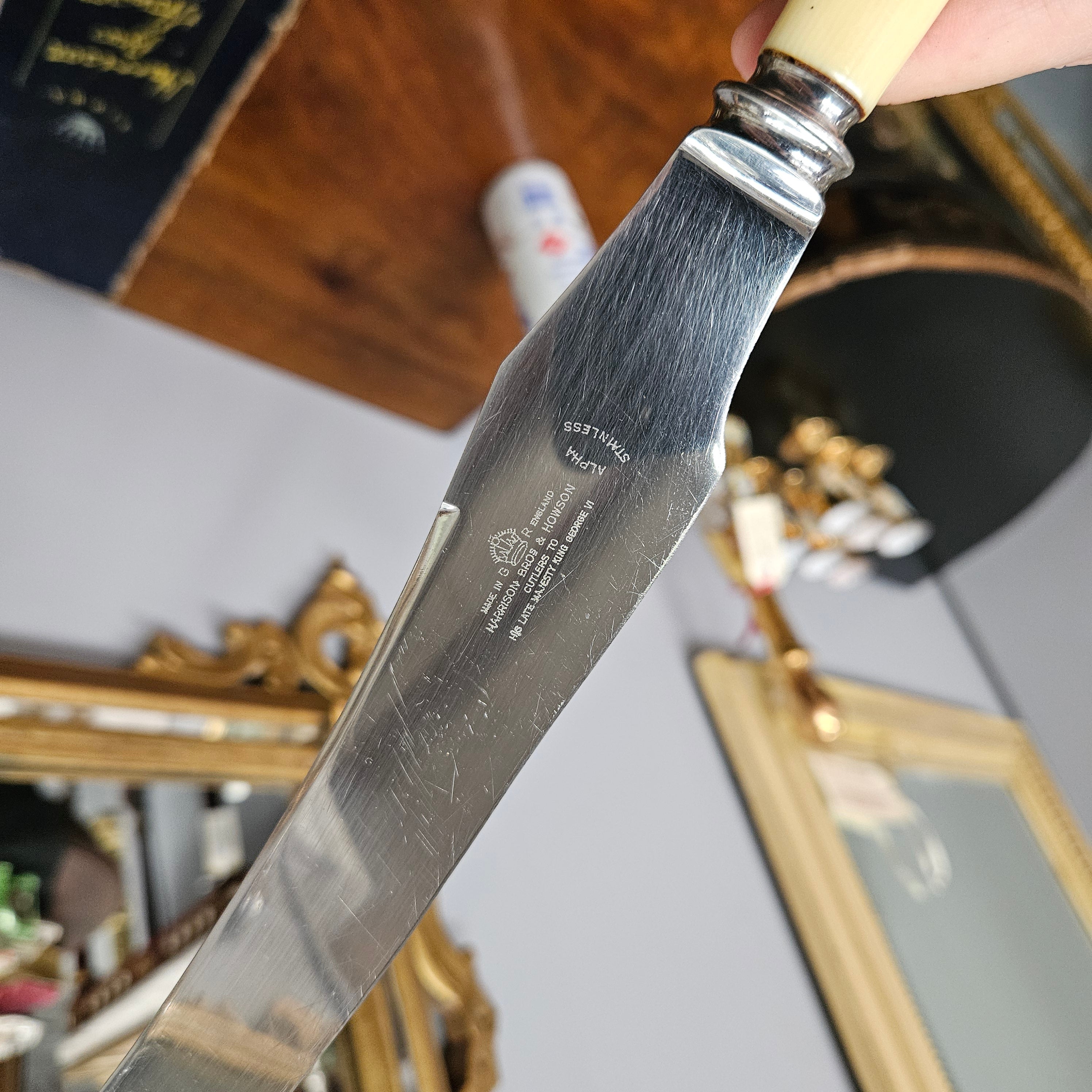 Harrison Bros & Howson Sheffield England Carving Set | Antique & Vintage | Moonee Ponds Antiques | Australia Wide Delivery
