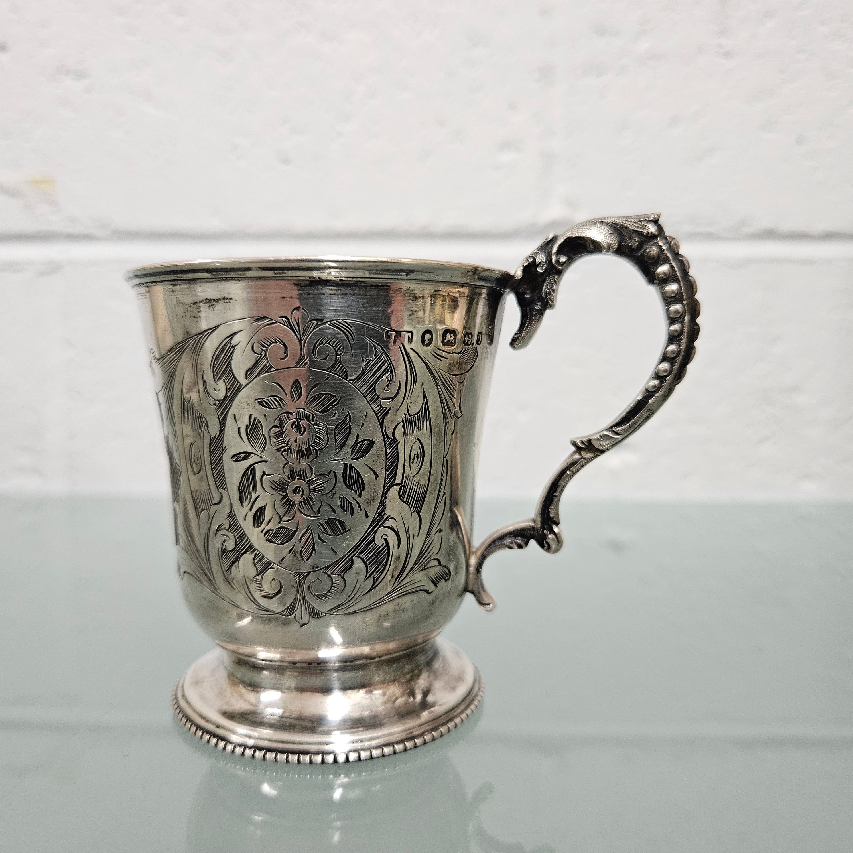 Engraved Sterling Silver Cup | Antique & Vintage | Moonee Ponds Antiques | Australia Wide Delivery
