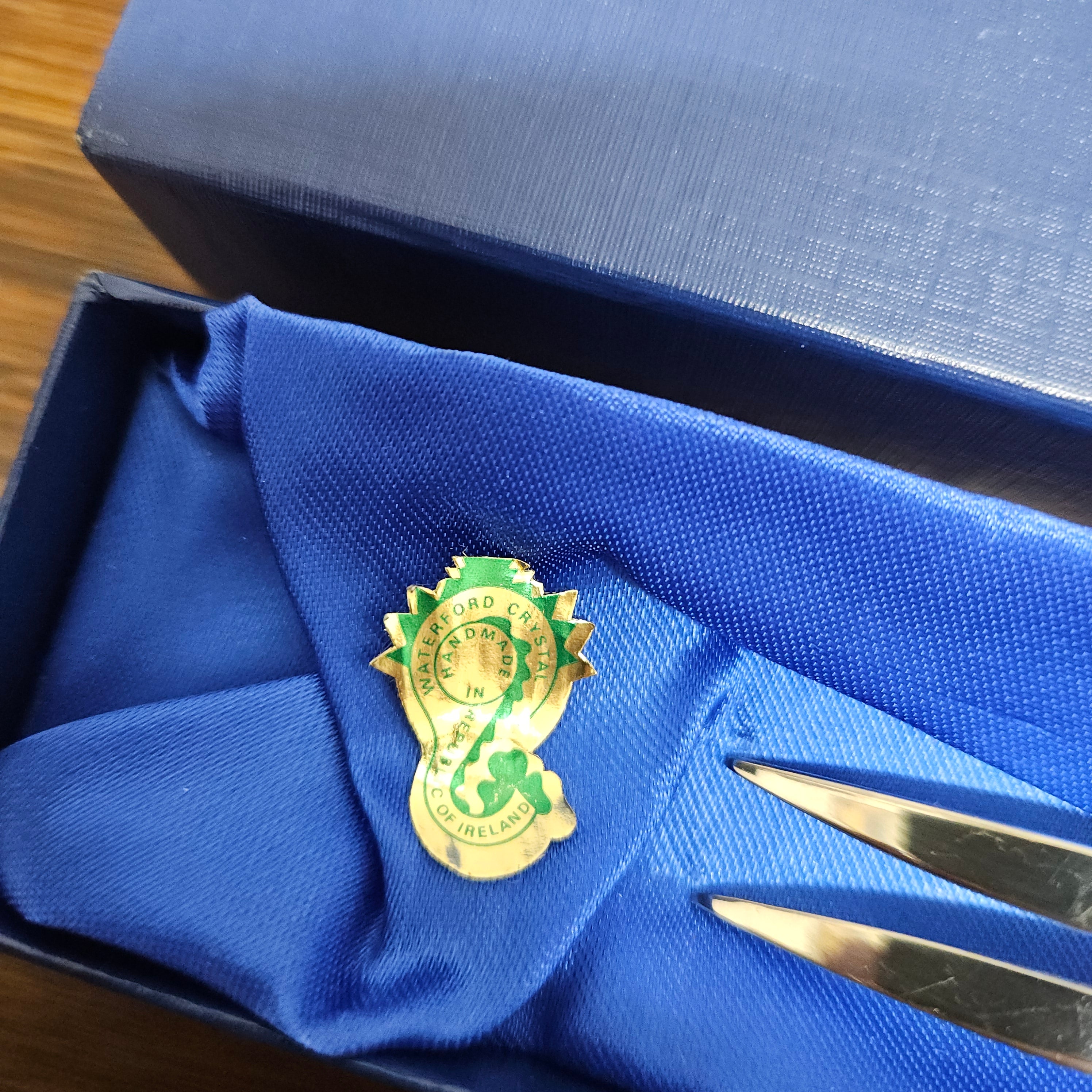 Waterford Crystal Olive Fork In Original Box | Antique & Vintage | Moonee Ponds Antiques | Australia Wide Delivery