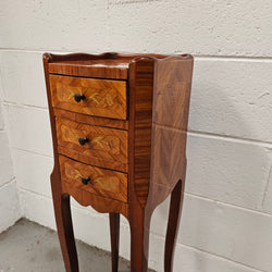 Petite Marquetry Inlaid Louis XV Style Lamp Table | Antique & Vintage | Moonee Ponds Antiques | Australia Wide Delivery