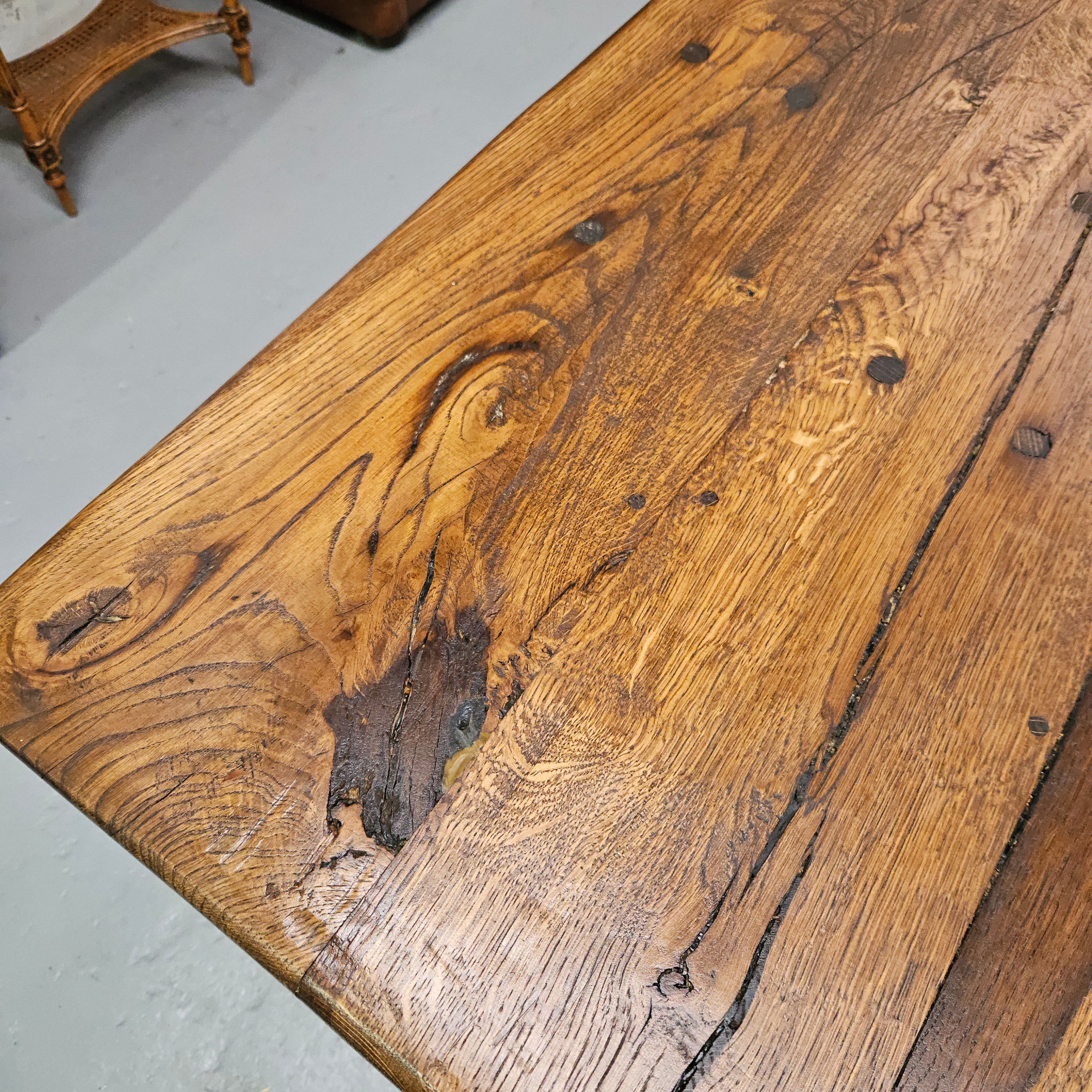Stunning French Oak Monastery Dining Table | Antique & Vintage | Moonee Ponds Antiques | Australia Wide Delivery