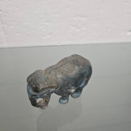 Vintage Bronze Verdigris Patina Elephant