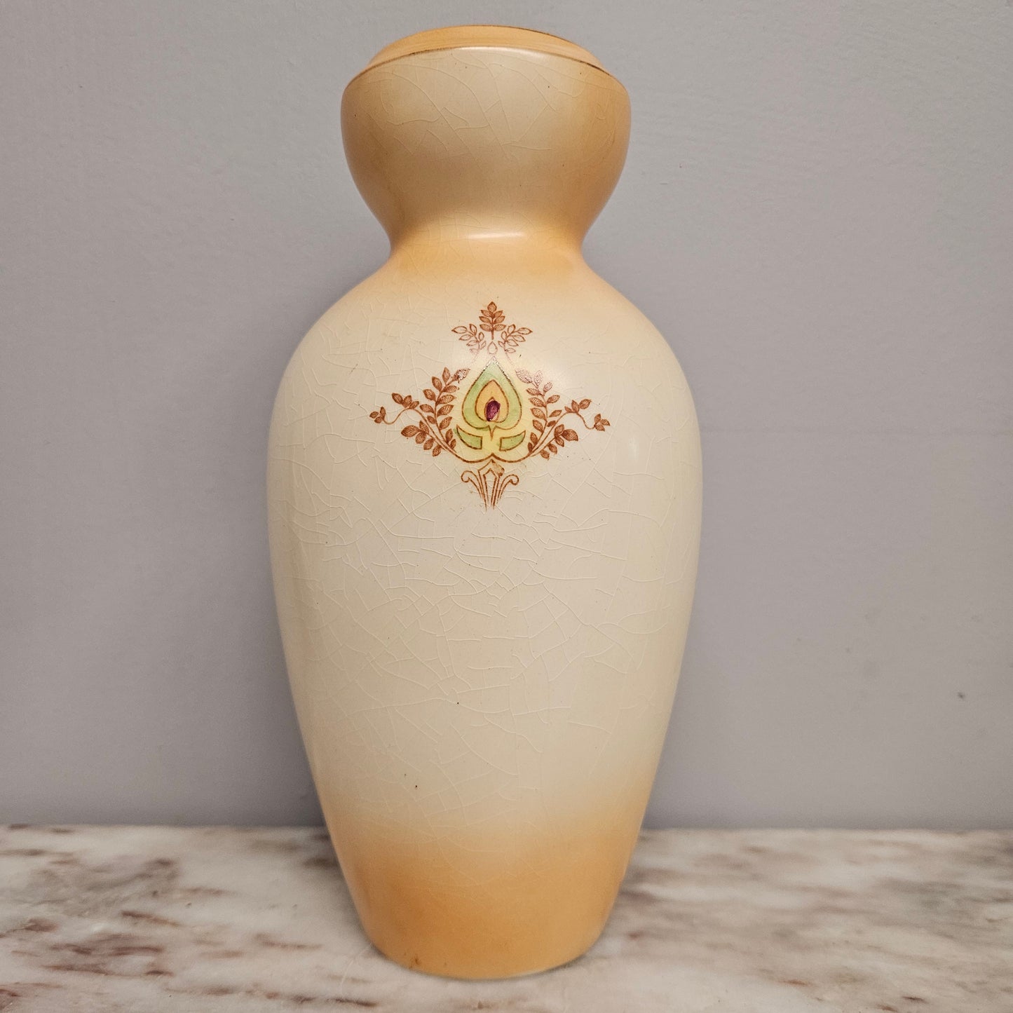 Crown Devon Decorated Vase