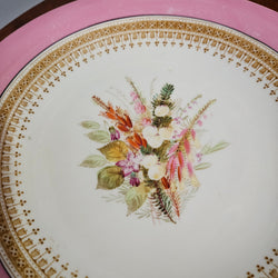 Antique Royal Worcester Hand Painted Comport