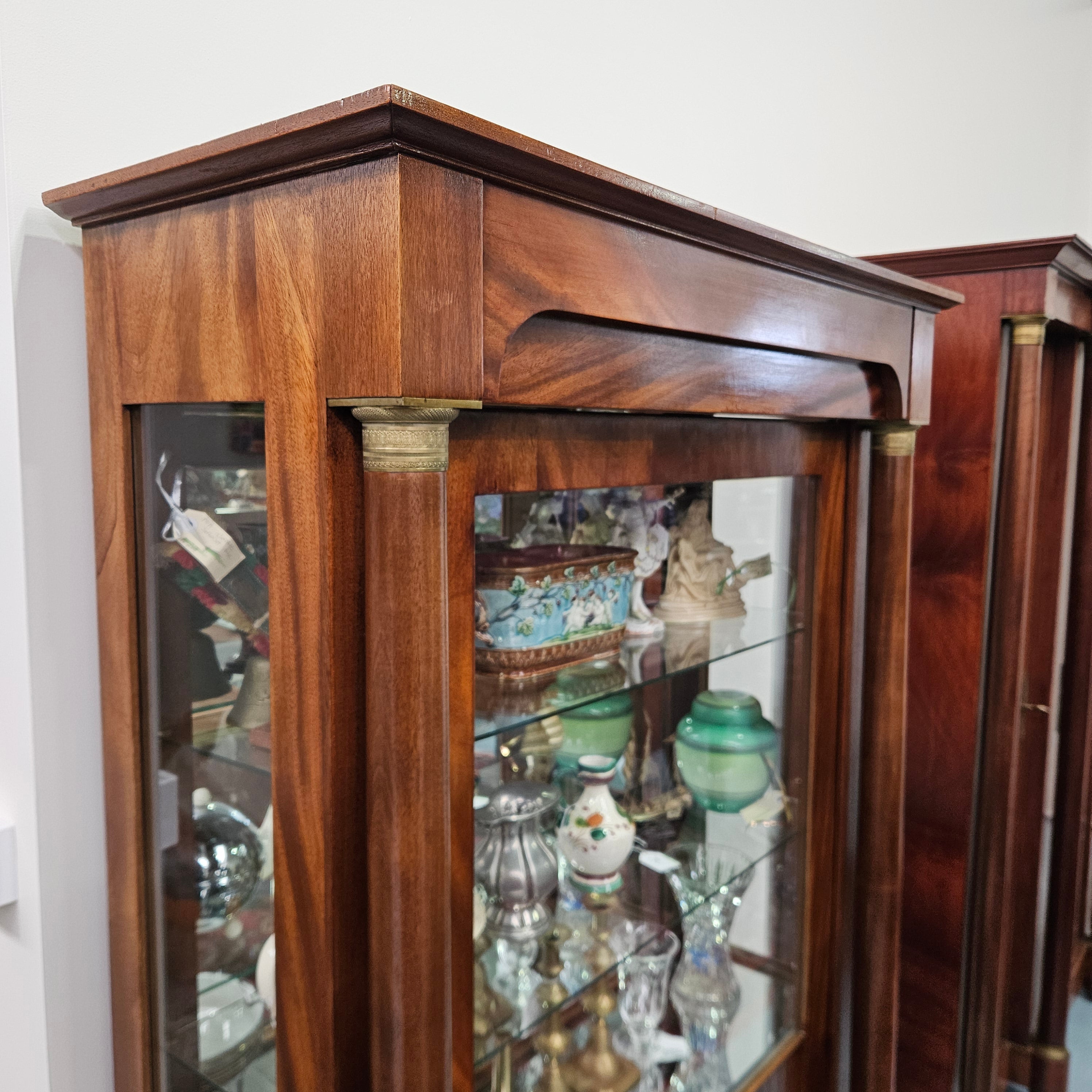 Additional view of Empire-Style Mahogany Glazed Display Cabinet (2 of 9)