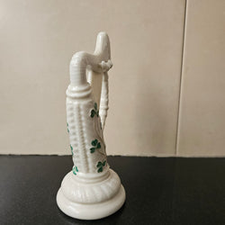 Stunning Belleek Harp with Shamrock Pattern | Antique & Vintage | Moonee Ponds Antiques | Australia Wide Delivery