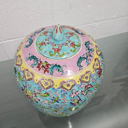 Large Famille-Rose Ginger Jar | Antique & Vintage | Moonee Ponds Antiques | Australia Wide Delivery