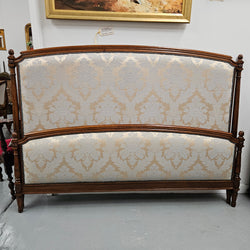 19th Century Louis XVI Style Walnut King Size Bed | Antique & Vintage | Moonee Ponds Antiques | Australia Wide Delivery