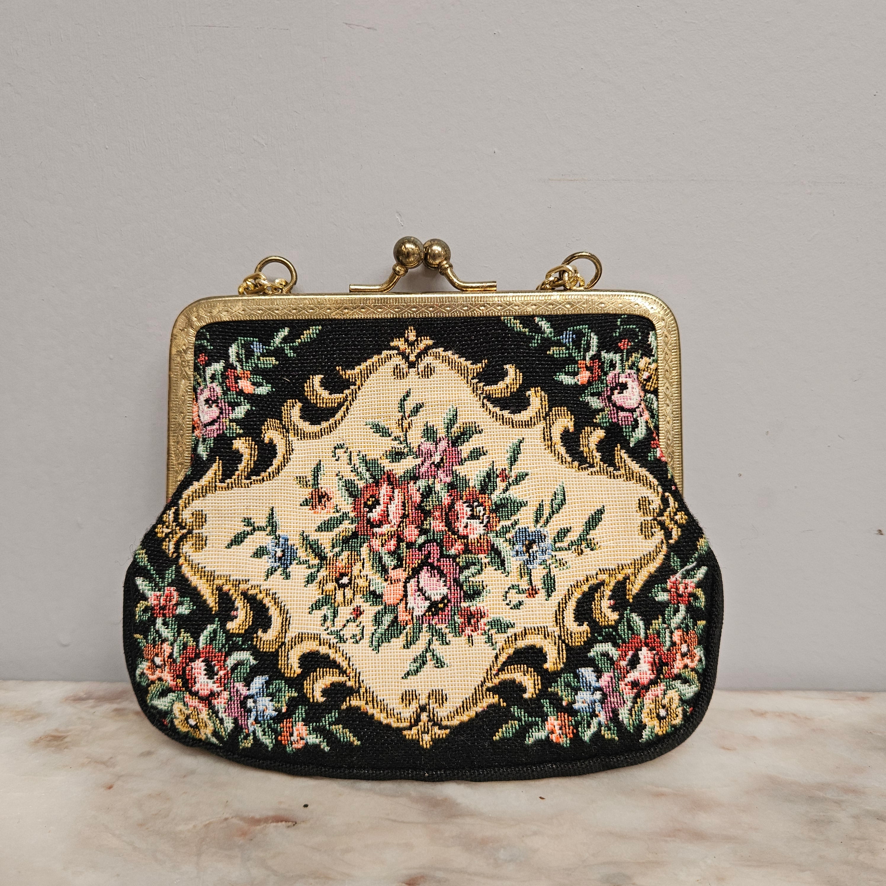 Vintage Petit Point Small Purse/Handbag | Antique & Vintage | Moonee Ponds Antiques | Australia Wide Delivery