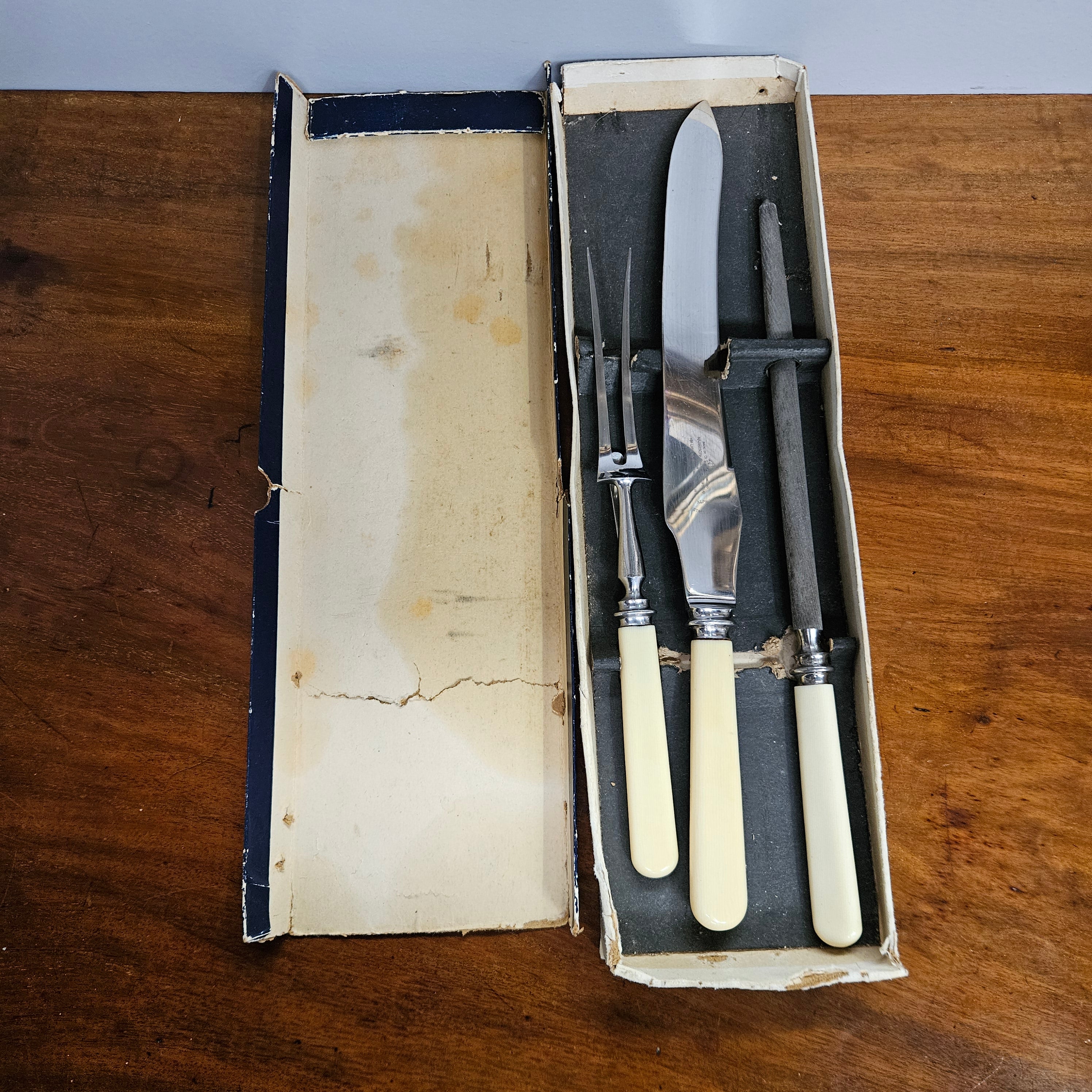 Harrison Bros & Howson Sheffield England Carving Set | Antique & Vintage | Moonee Ponds Antiques | Australia Wide Delivery