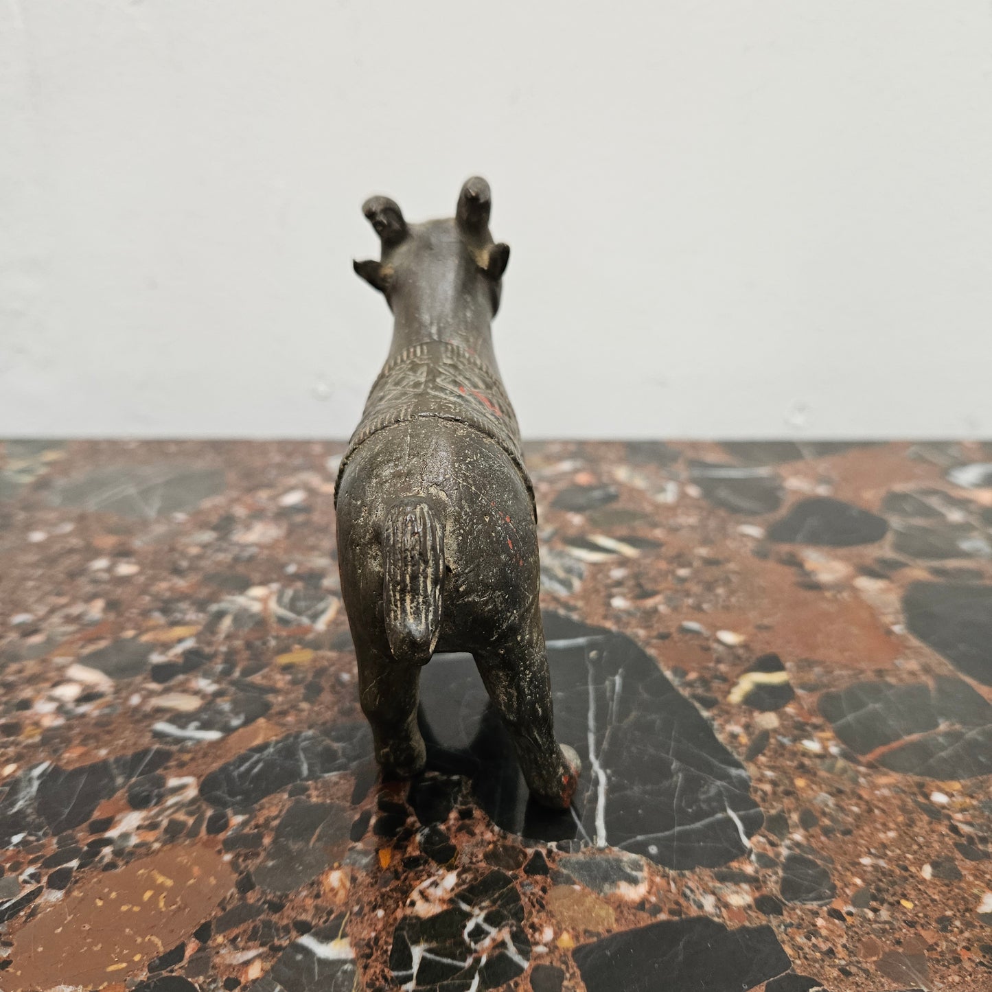 Vintage Bronze Goat Statue