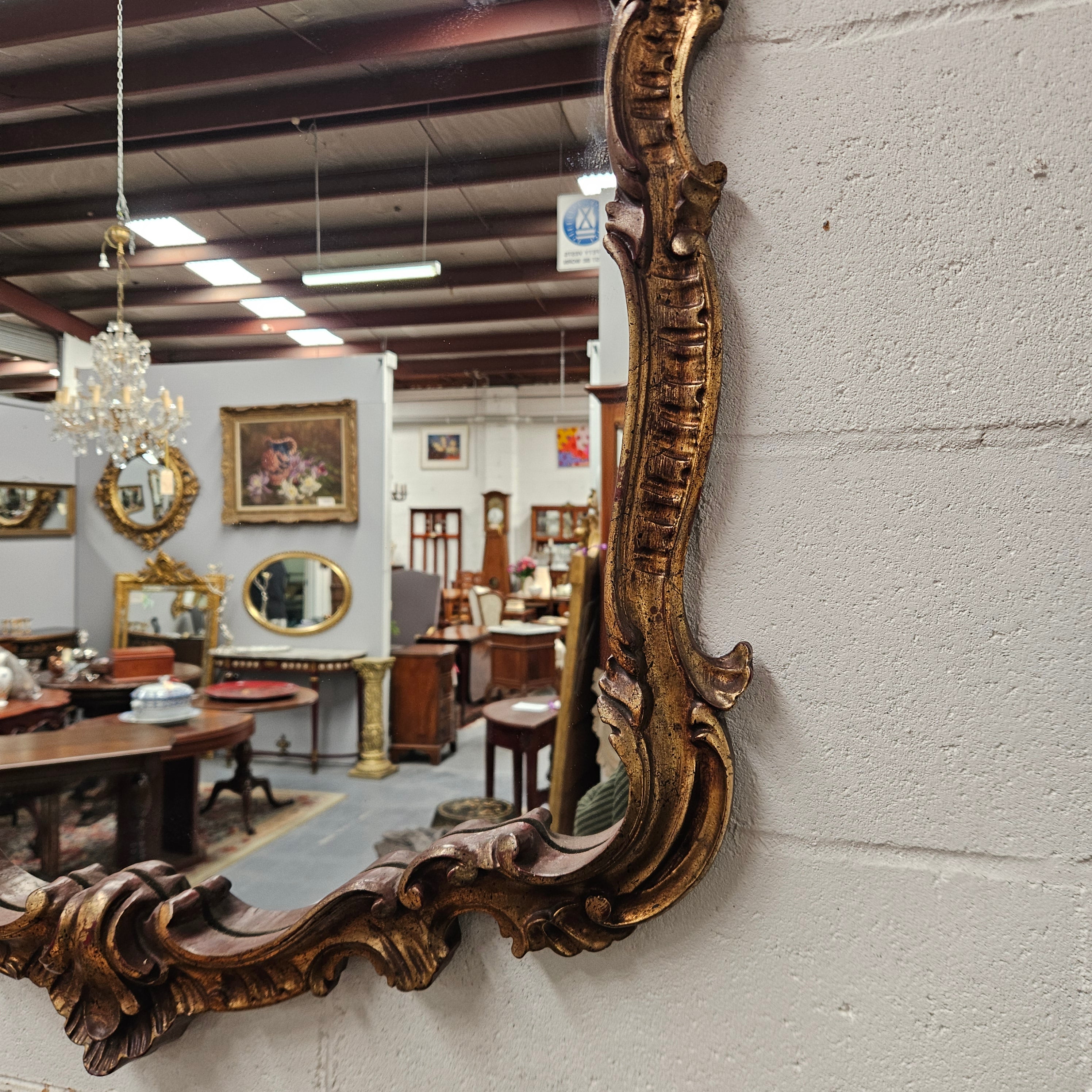 Rococo-Style Italian Gilded Mirror | Antique & Vintage | Moonee Ponds Antiques | Australia Wide Delivery